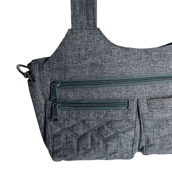 Lug Streetcar East West Shallow Travel Bag Grey - Picture 2 of 7